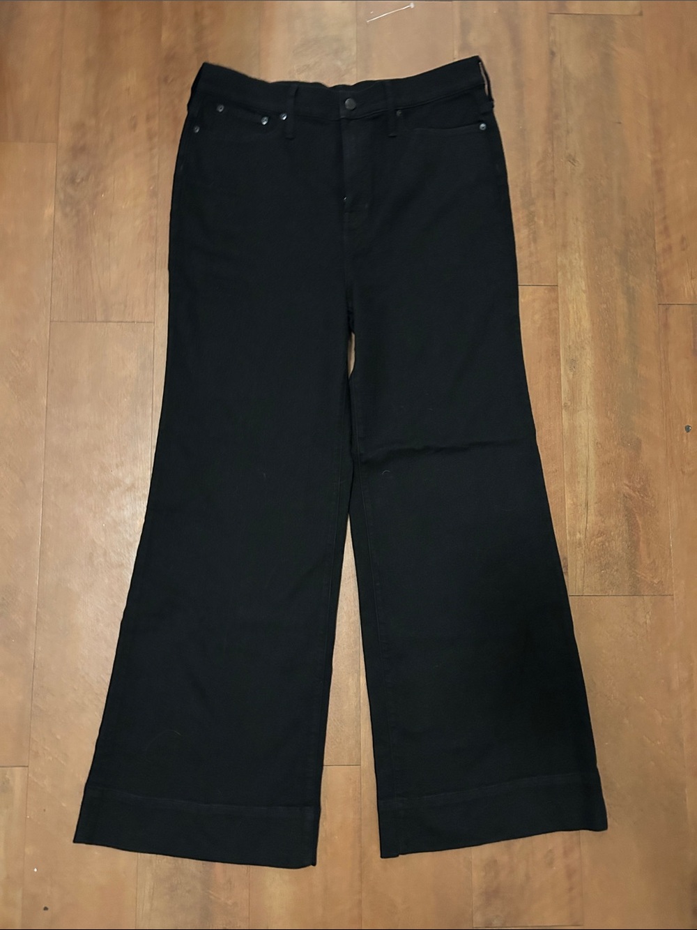 J. Crew Black Wide-Leg Women’s Jeans